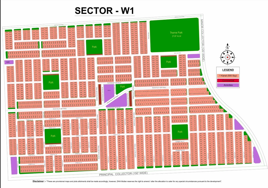 DHA 1 Kanal Sector W1 Plot 175